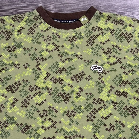 Y2K Lrg Trees All Over Print T Shirt - Picture 2 of 3